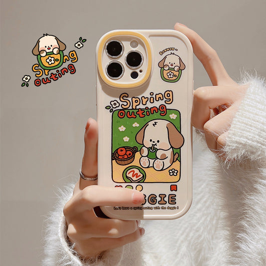 可愛い犬 スマホケース