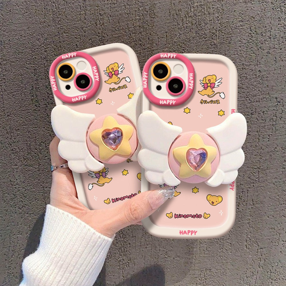 天使の翼スマホケース